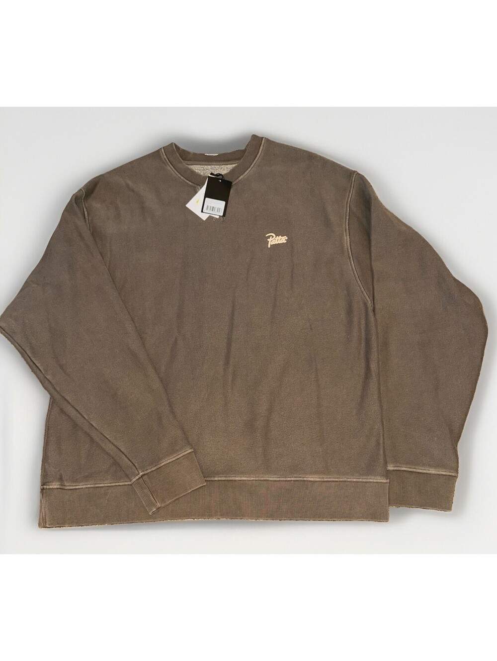 NEW Patta Classic washed CrewNeck Sweatshirt  Size XL -  NWT Color Morel